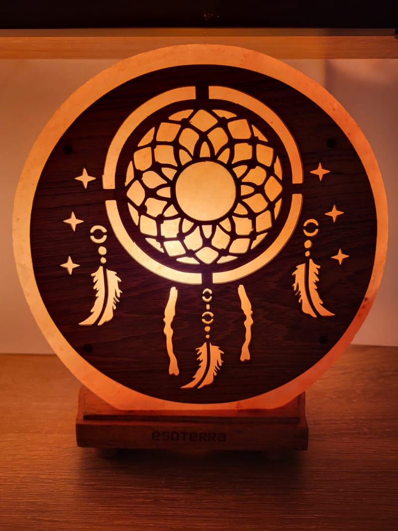 Lampe de Sel Himalaya Attrape-Rêves 5 kg